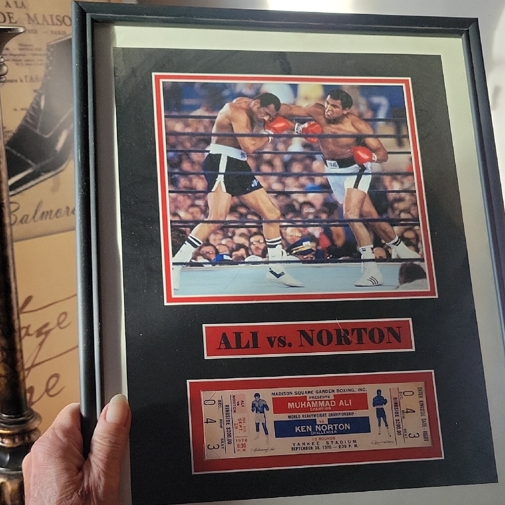 Ali vs. Norton Framed Boxing Print
